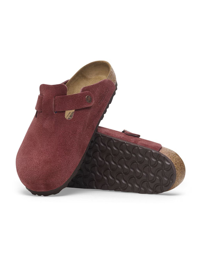 Birkenstock Boston Suede Leather Clog