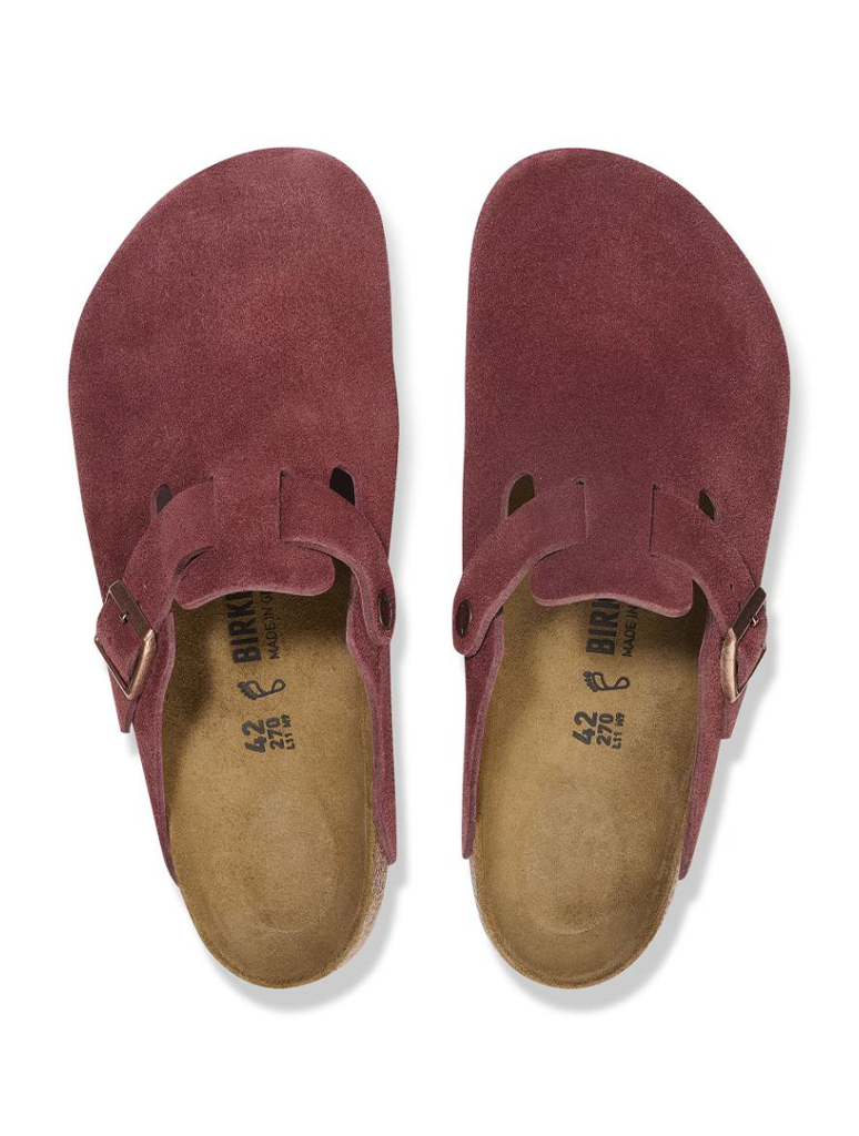 Birkenstock Boston Suede Leather Clog