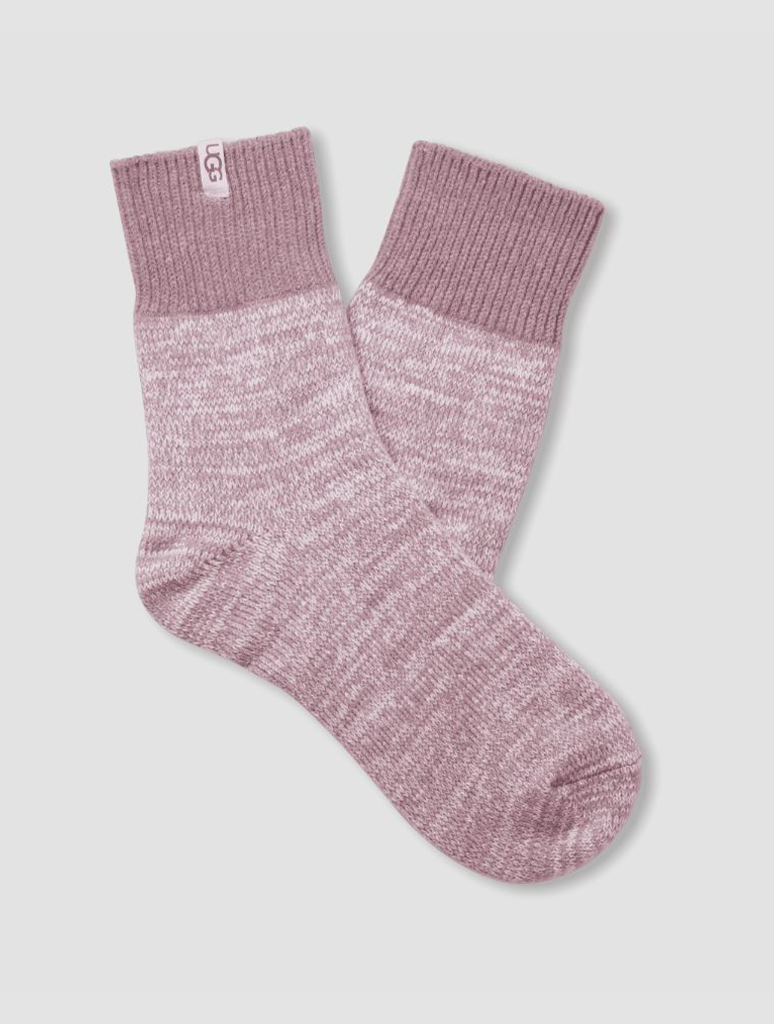 UGG Rib Knit Slouchy Quarter Sock