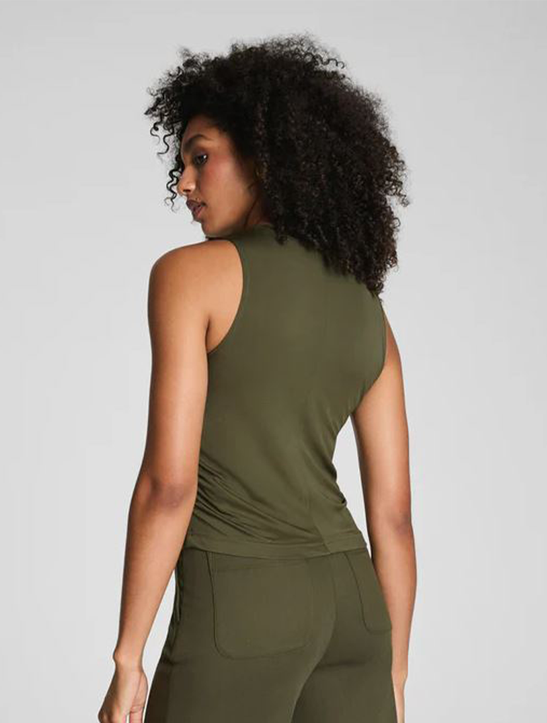 Spanx Sleek Jersey Ruched Tank