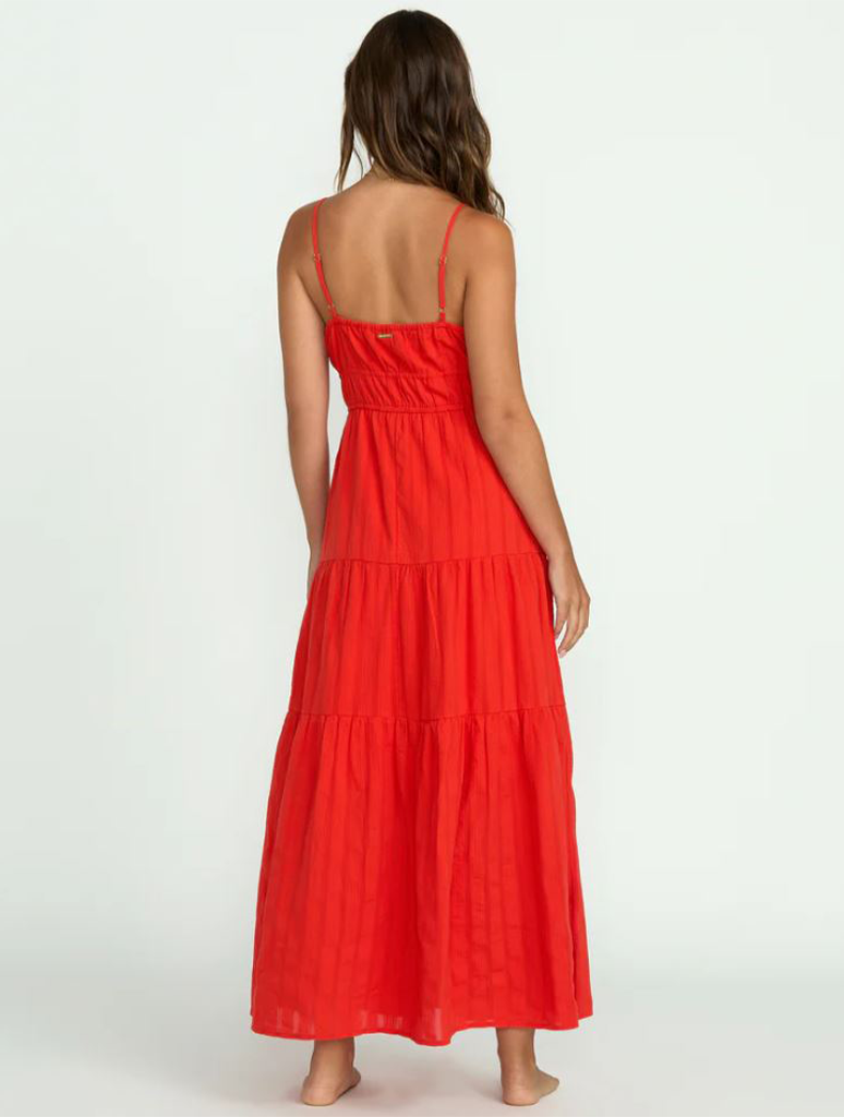 Billabong Red Aloha Maxi Dress