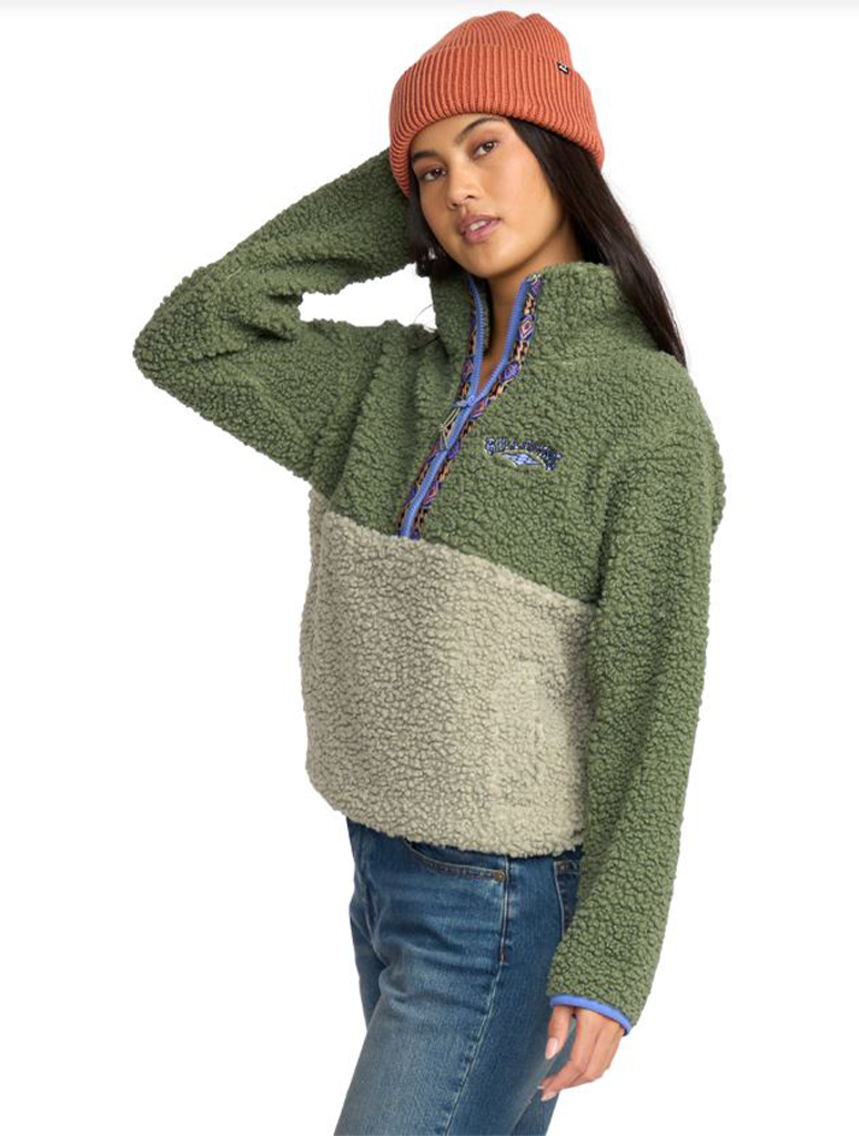 Billabong Horizon Mock Neck Half Zip Fleece