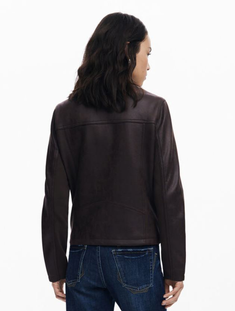 Desigual Combined Faux Leather Jacket