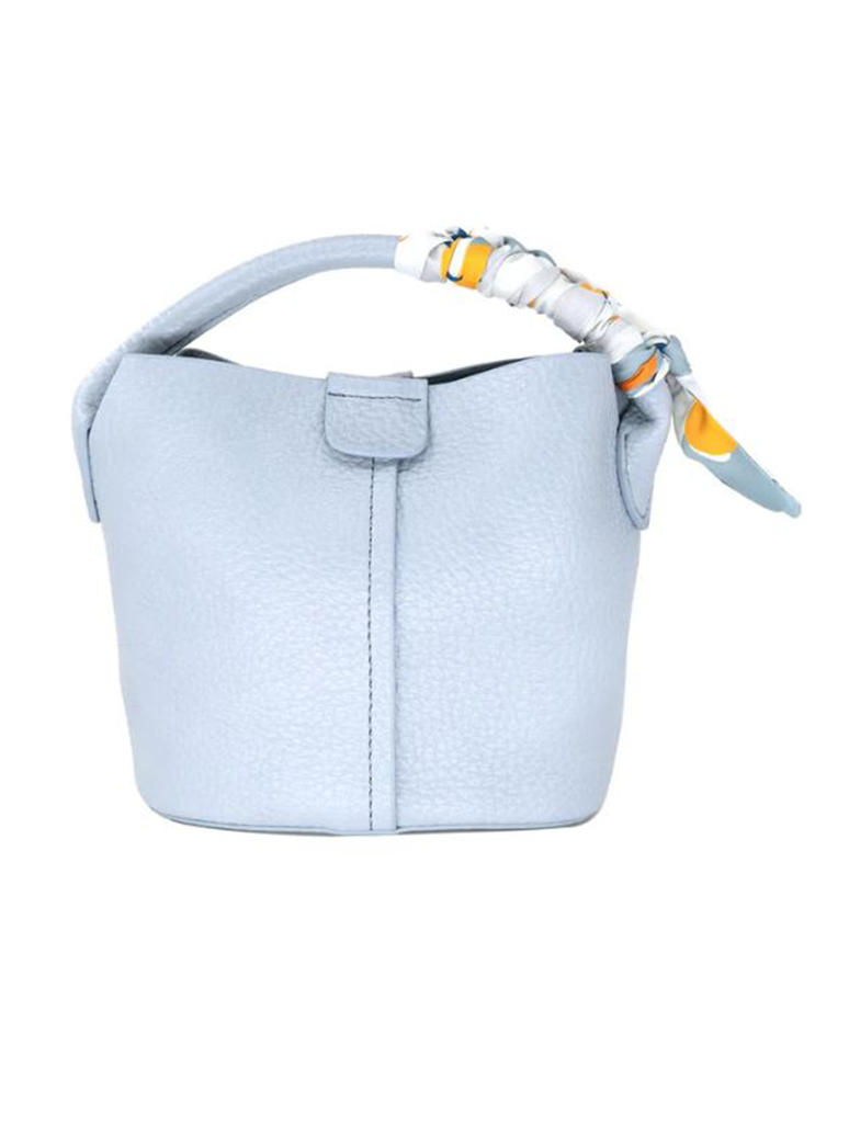 Mini Bucket Bag with Scarf