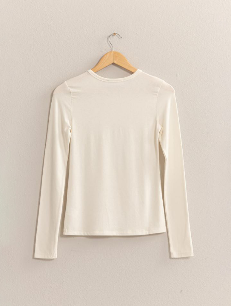 Long Sleeve Crewneck Top