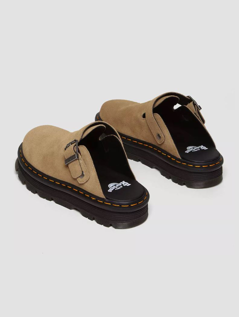 Dr. Martens ZebZag Suede Casual Slingback Platform Mule