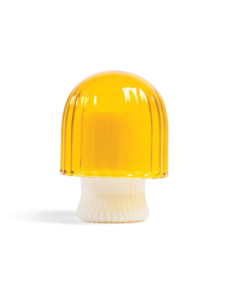 Mushroom Cloche Candle