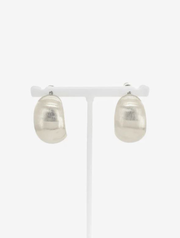 Large Brushed Earrings