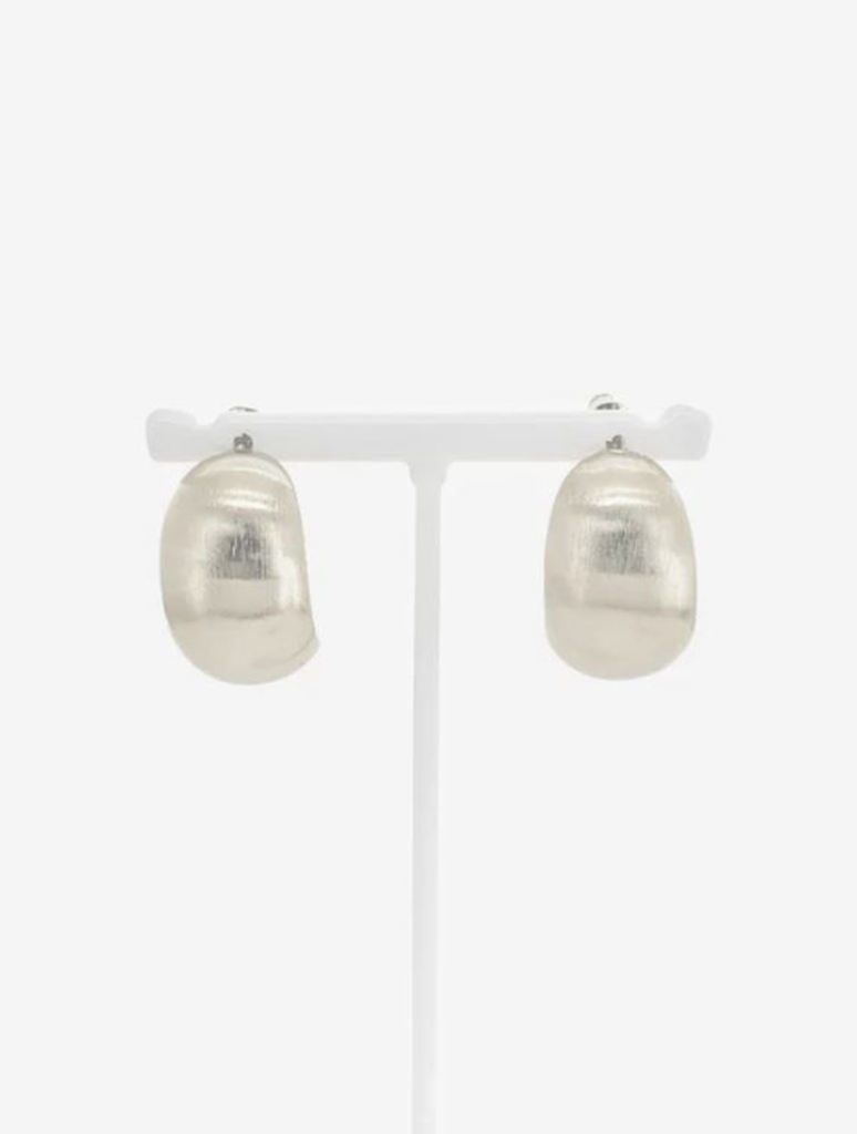Large Brushed Earrings
