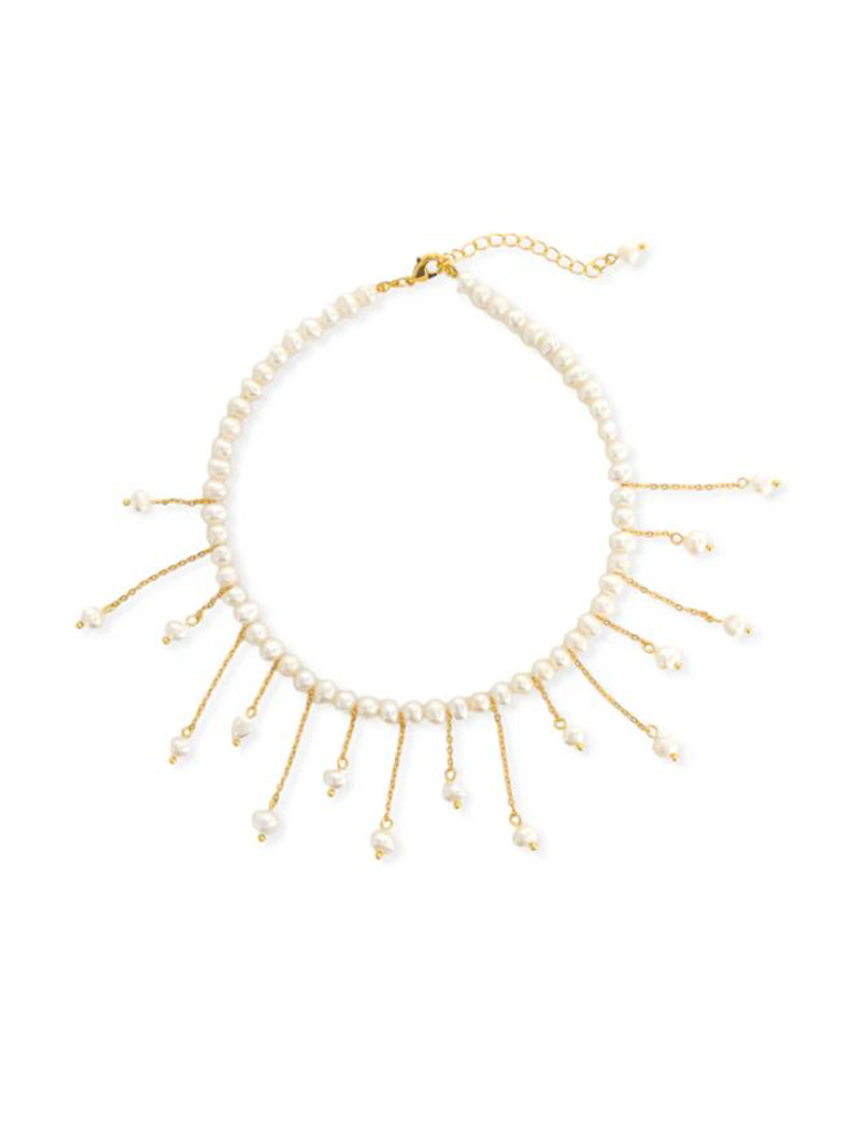 Genuine Hanging Pearl Necklace