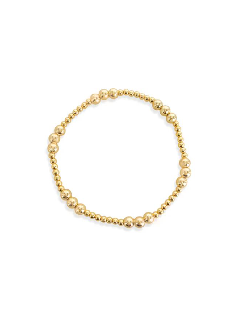 2mm and 4mm Beaded Stretch Bracelet