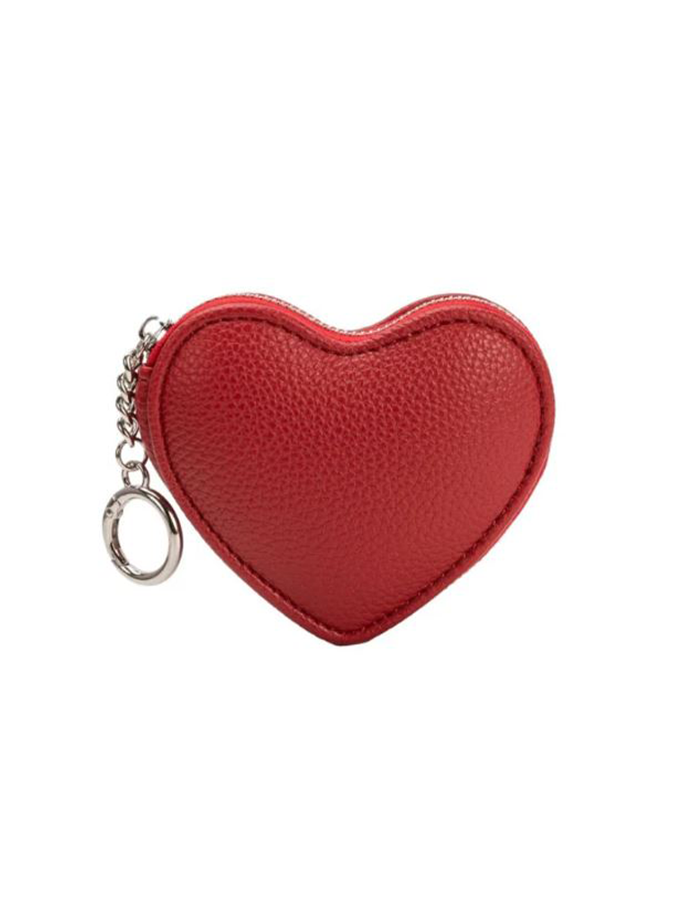 Puffy Heart Coin Purse Charm