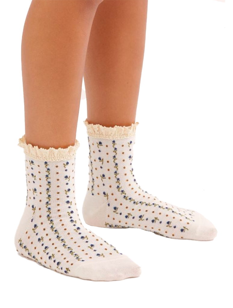 Free People Rosebud Waffle Knit Ankle Sock