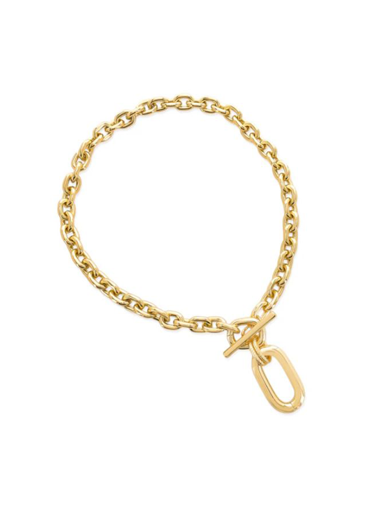 Oval Chain Toggle Necklace