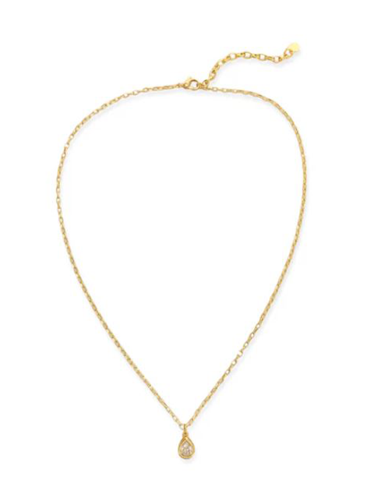 CZ Teardrop Necklace