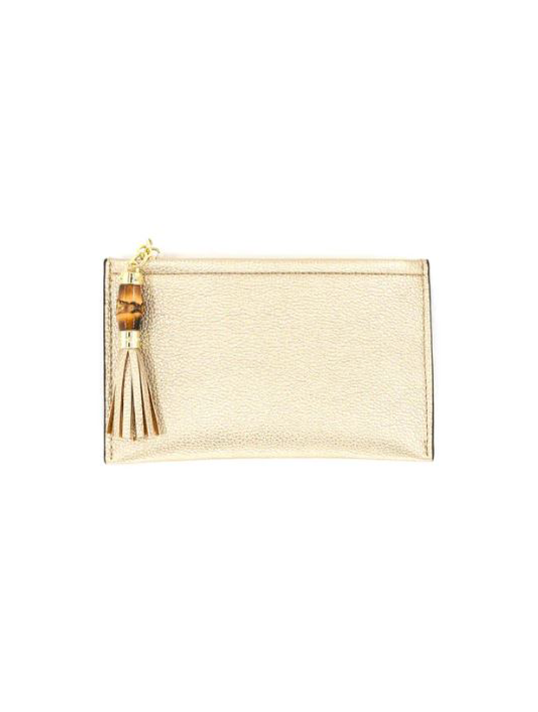 Mini Wallet With Bamboo Zipper