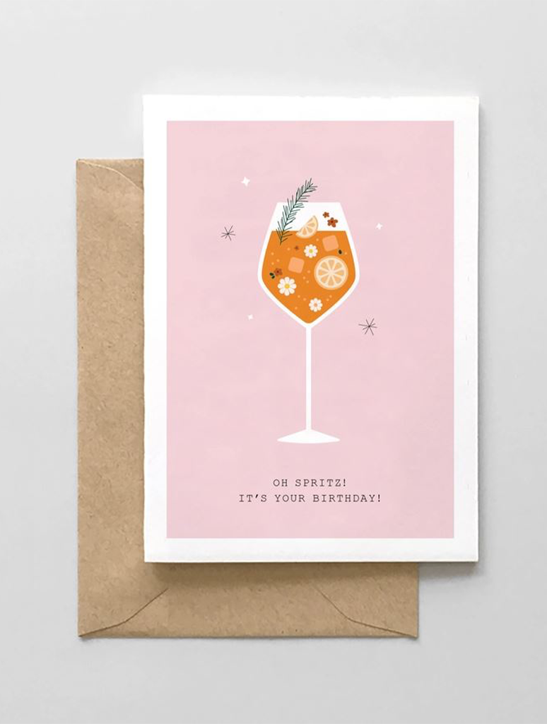 Oh Spritz! It's Your Birthday! Card