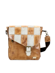 BED|STU Venice Beach II shoulder bag with ethical leather and beautiful patchwork finish