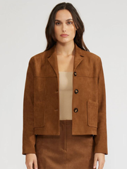 Brent Faux Suede Jacket