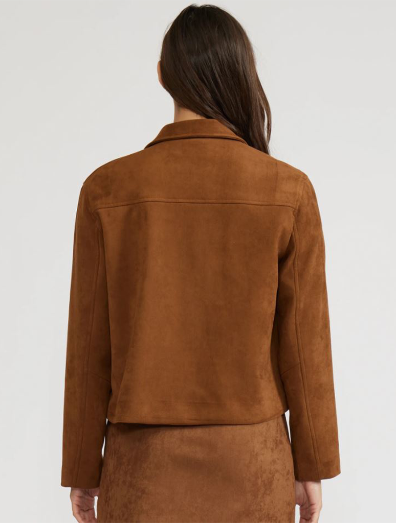 Brent Faux Suede Jacket