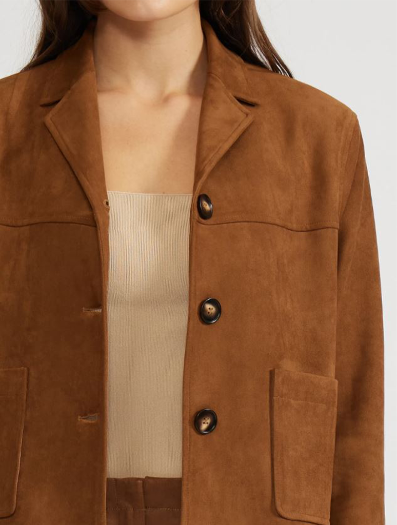 Brent Faux Suede Jacket