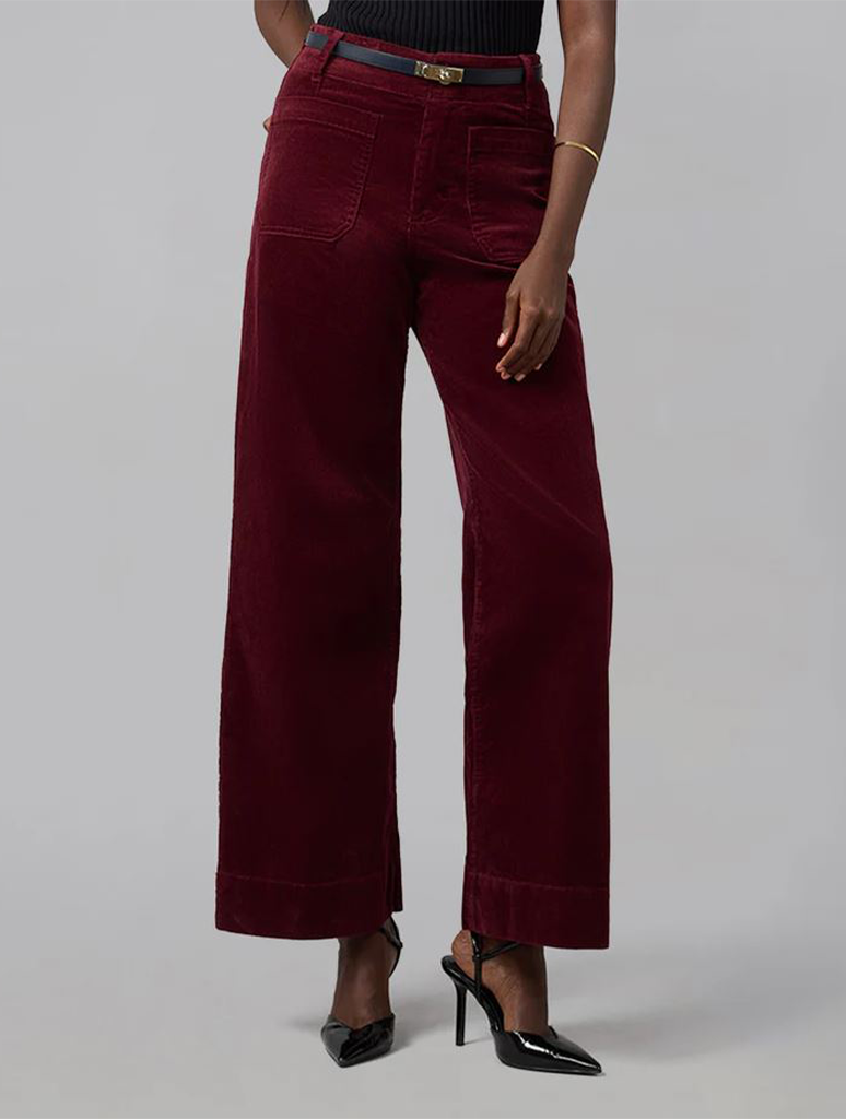 Lola Jeans Colette High Rise Wide Leg Corduroy Pants