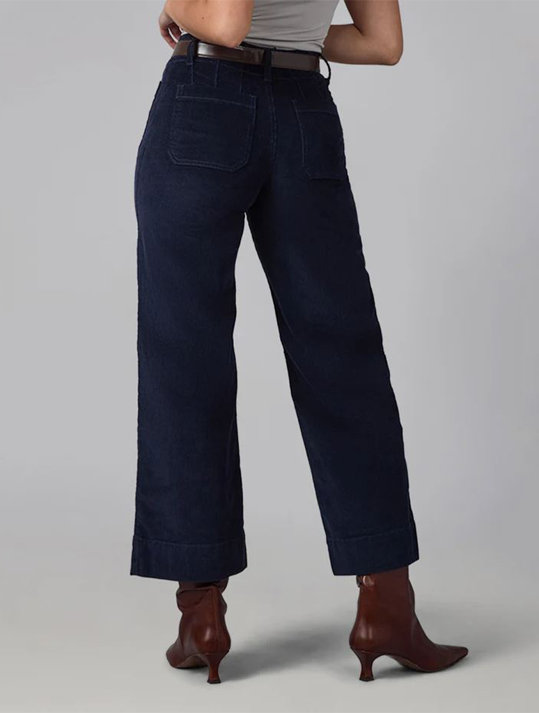 Lola Jeans Colette High Rise Wide Leg Corduroy Pants