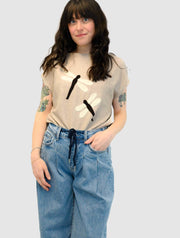 Sleeveless Dragonfly Sweater