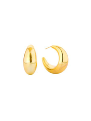 Crescent Hoop Earrings