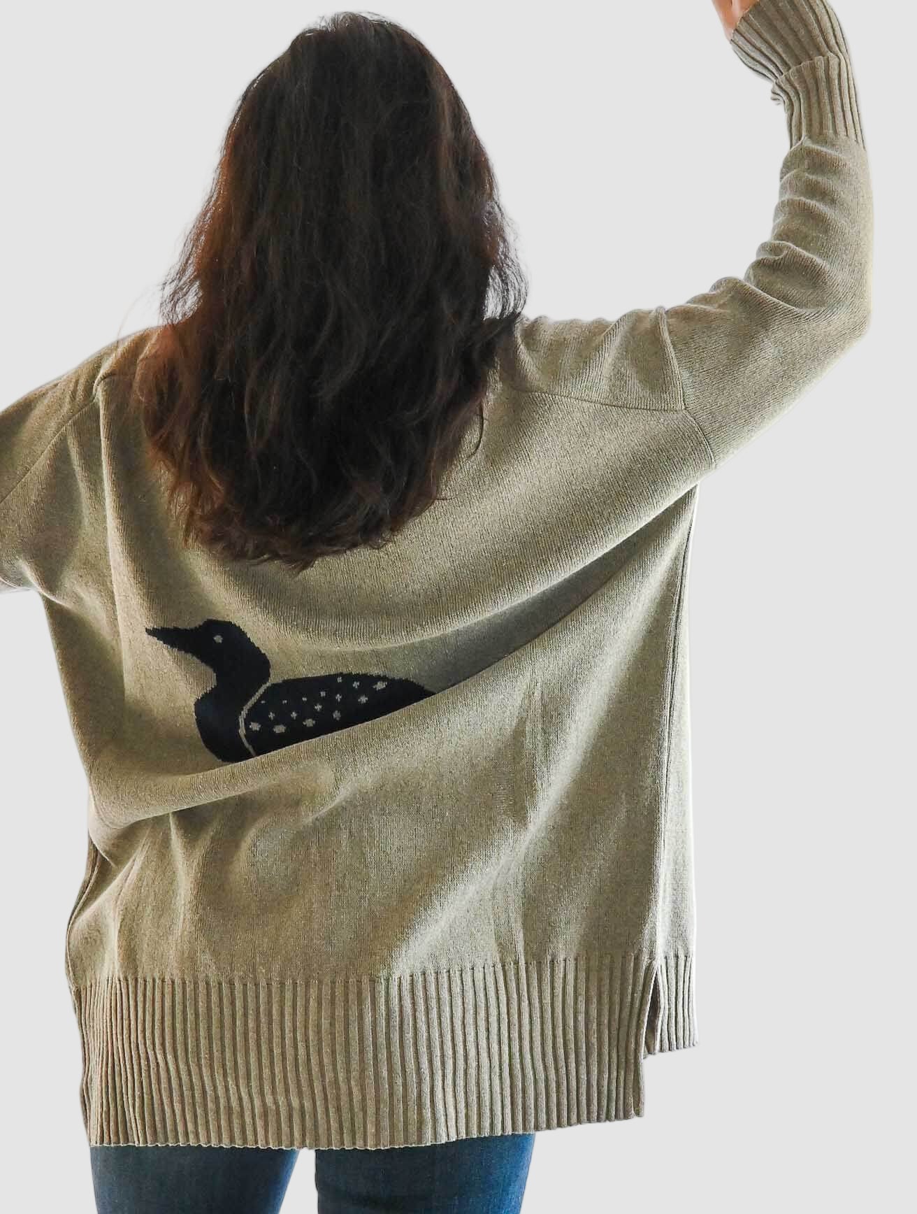Ducky Open Cardigan