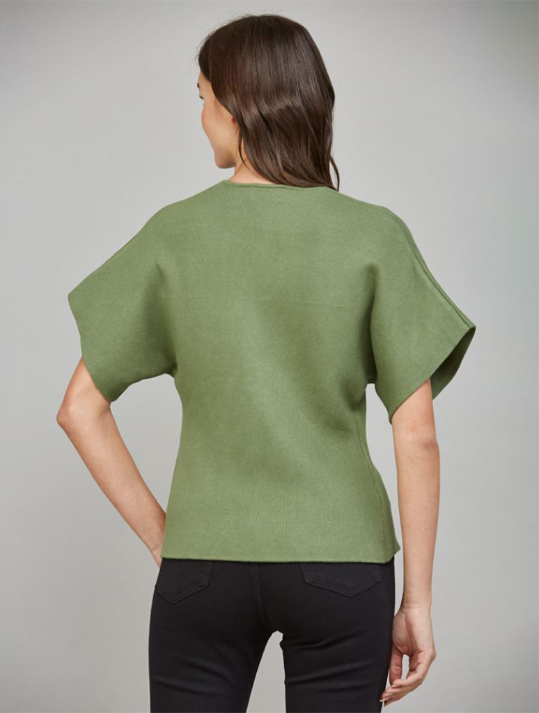 Front Button V-Neck Cardigan