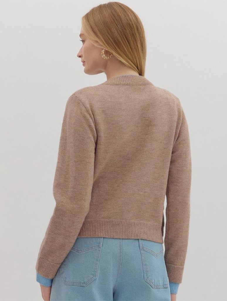 Solid Layered Cardigan