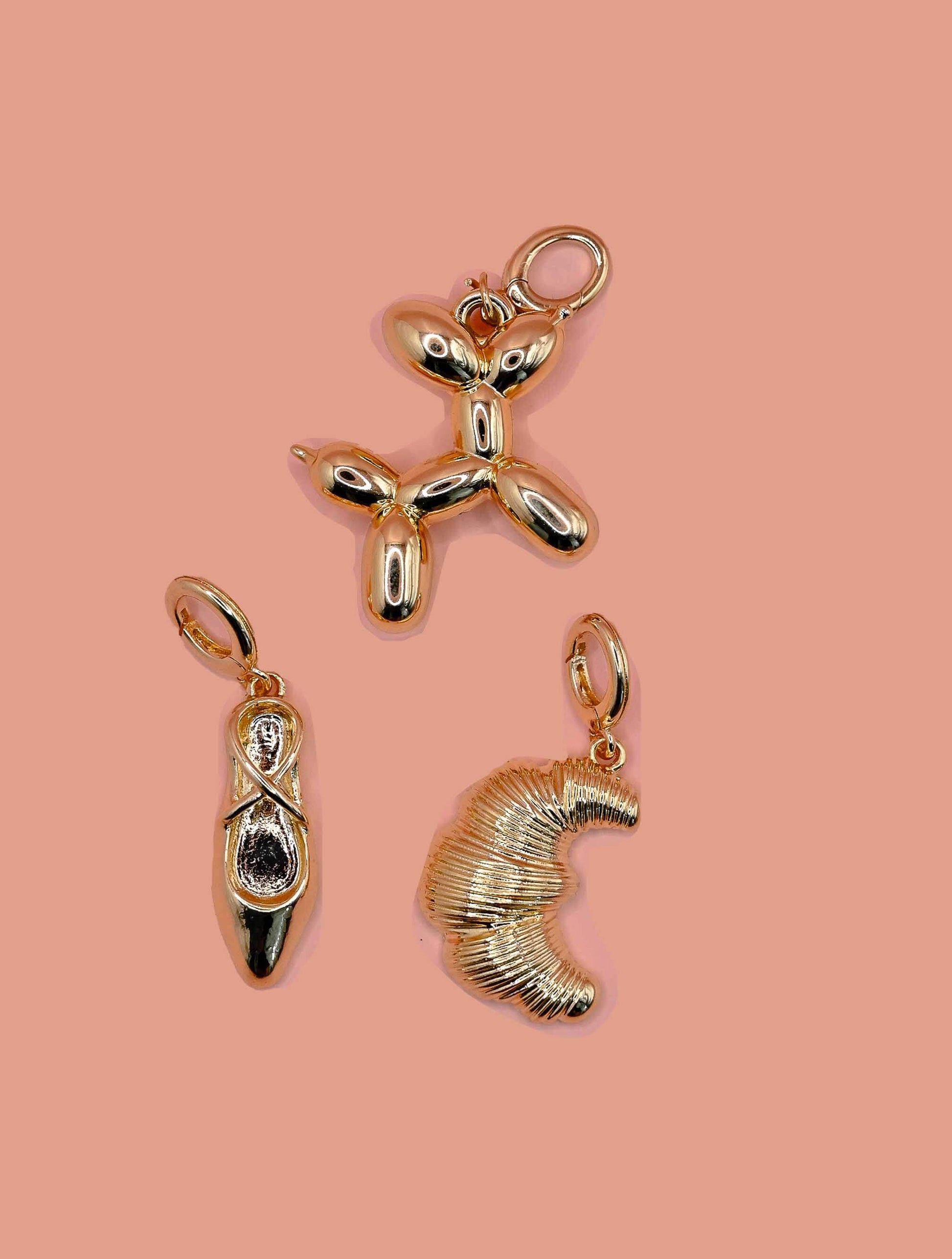 Set of Three Gold Pendants