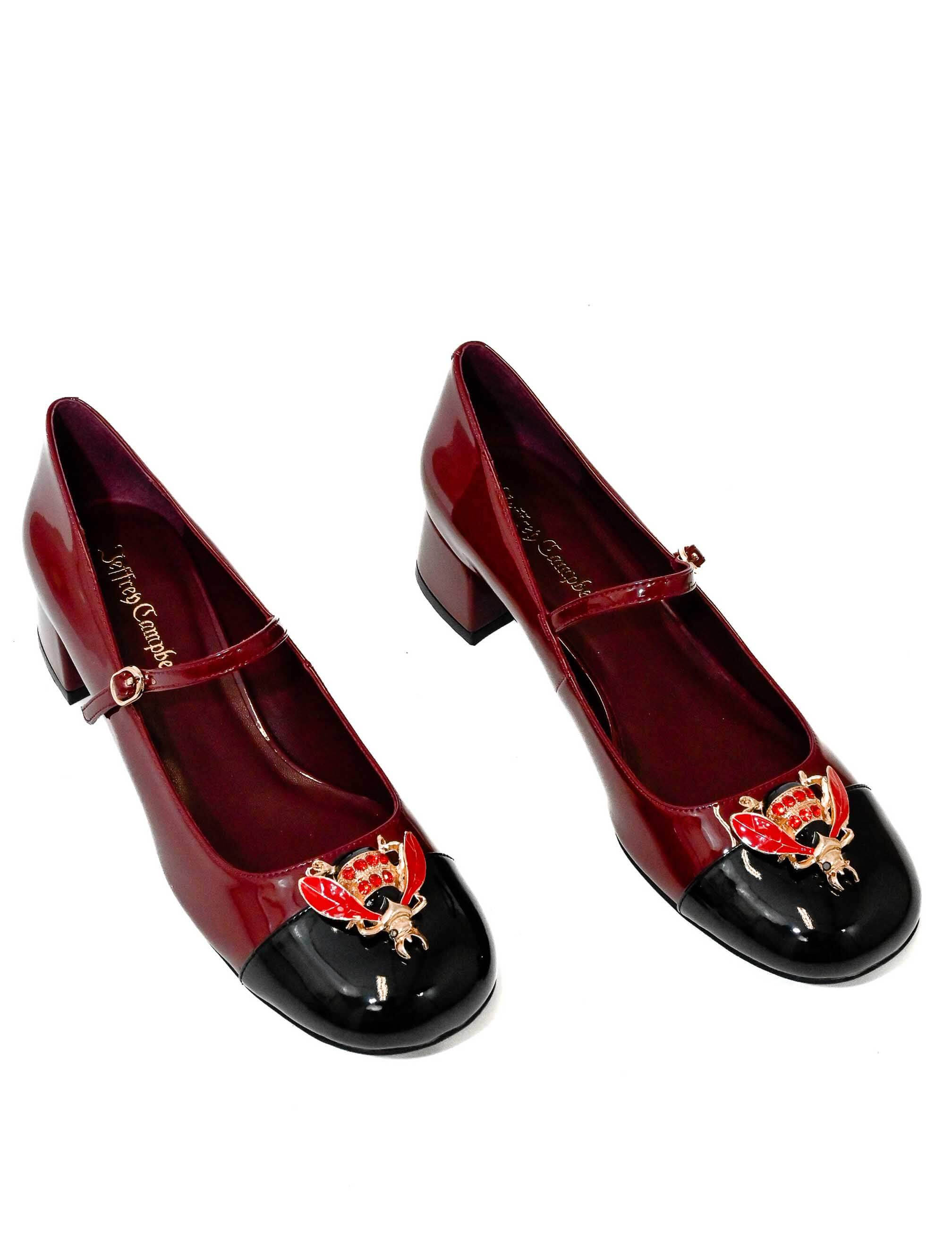 Jeffrey Campbell Jitterbug 2 Cap Toe Mary Jane Pump