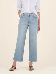 Kut From The Kloth Charlotte High Rise Culottes with Raw Hem