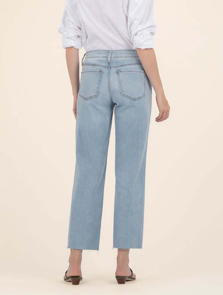 Kut From The Kloth Charlotte High Rise Culottes with Raw Hem