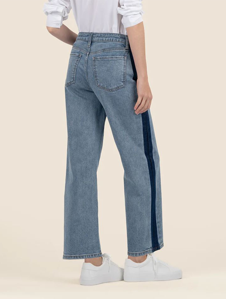 Kut From The Kloth Charlotte High Rise Wide Leg- Side Shadow