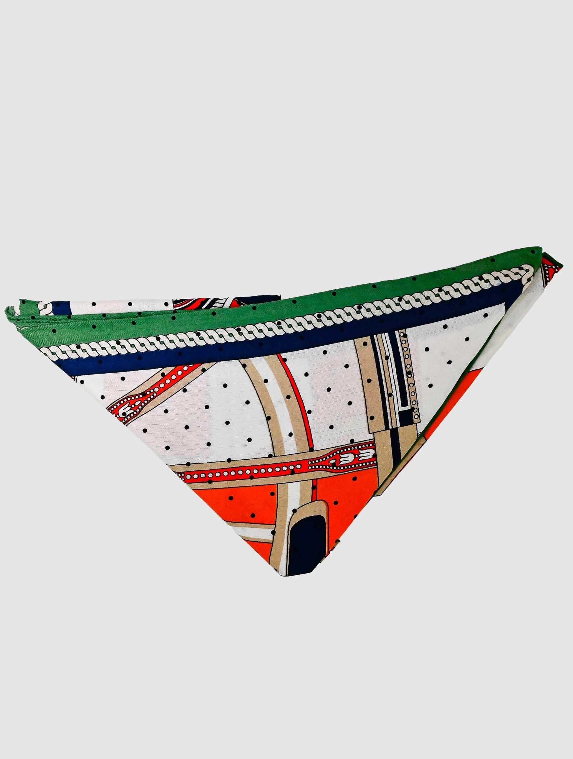 Triangle Shape Floral Scarf