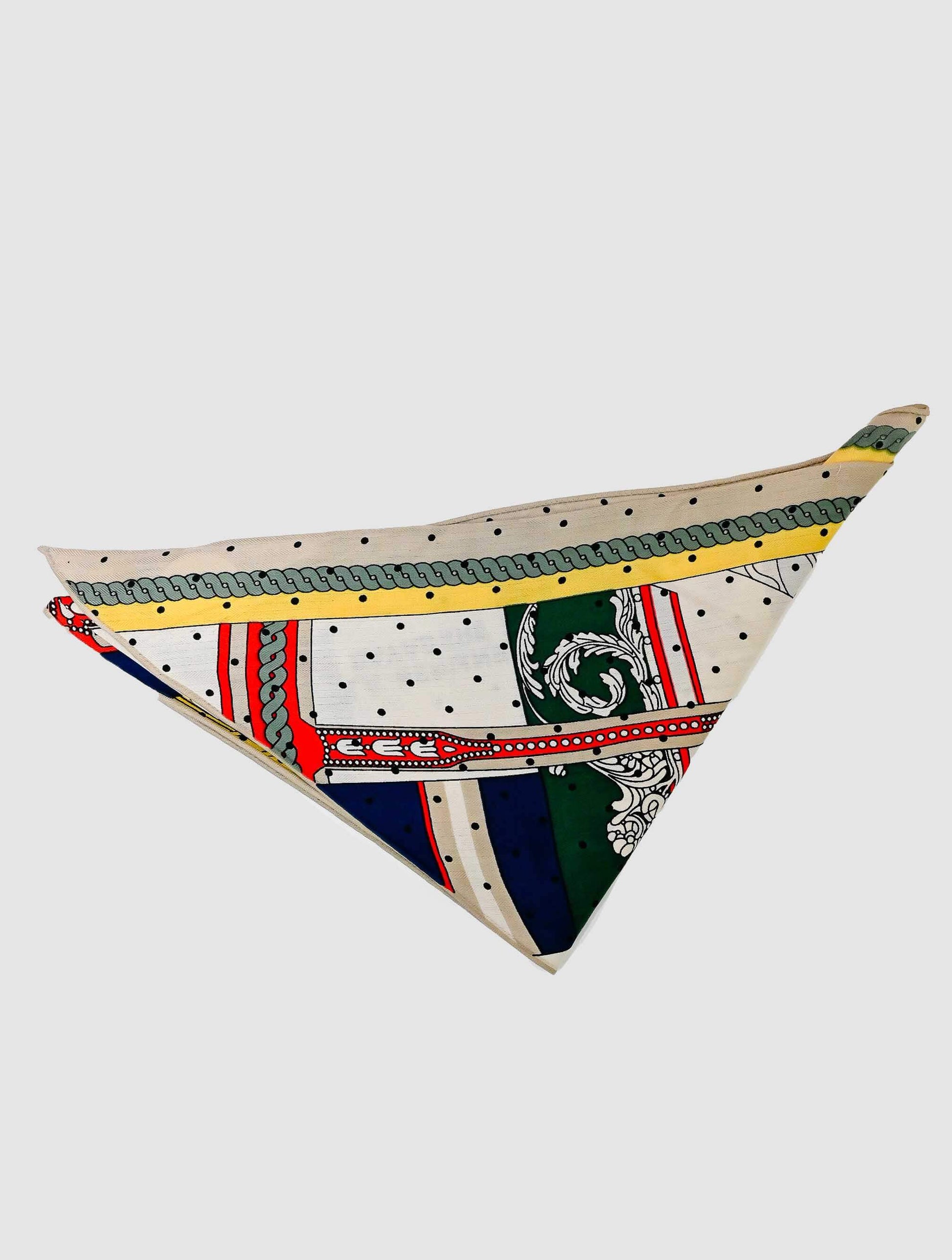 Triangle Shape Floral Scarf