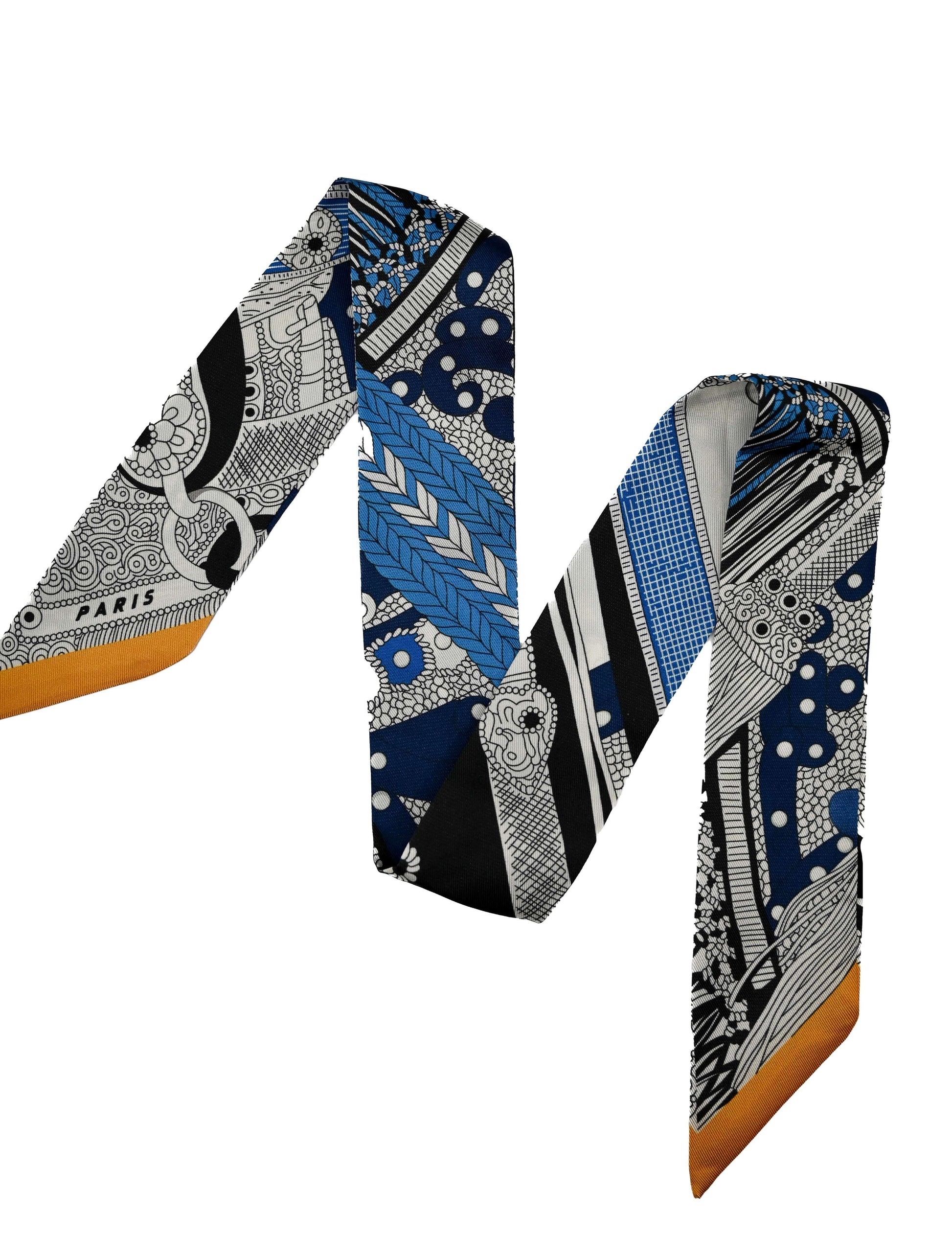 Patterned Lightweight Twilly Scarf