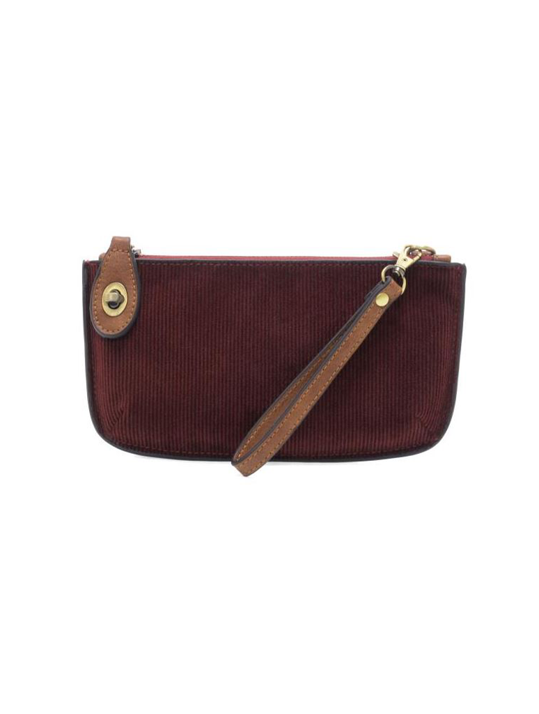 Corduroy Mini Crossbody Wristlet