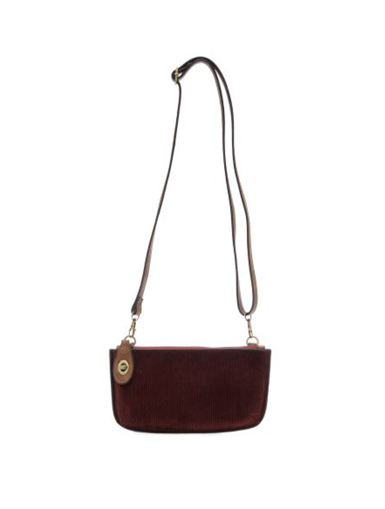 Corduroy Mini Crossbody Wristlet