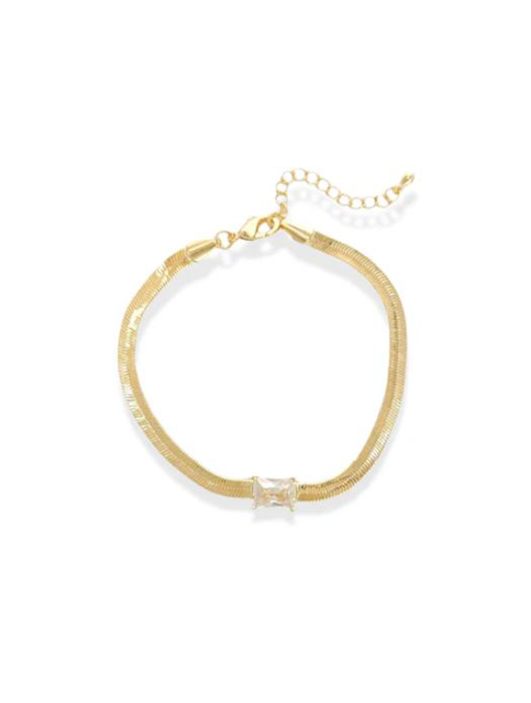 Herringbone CZ Bracelet