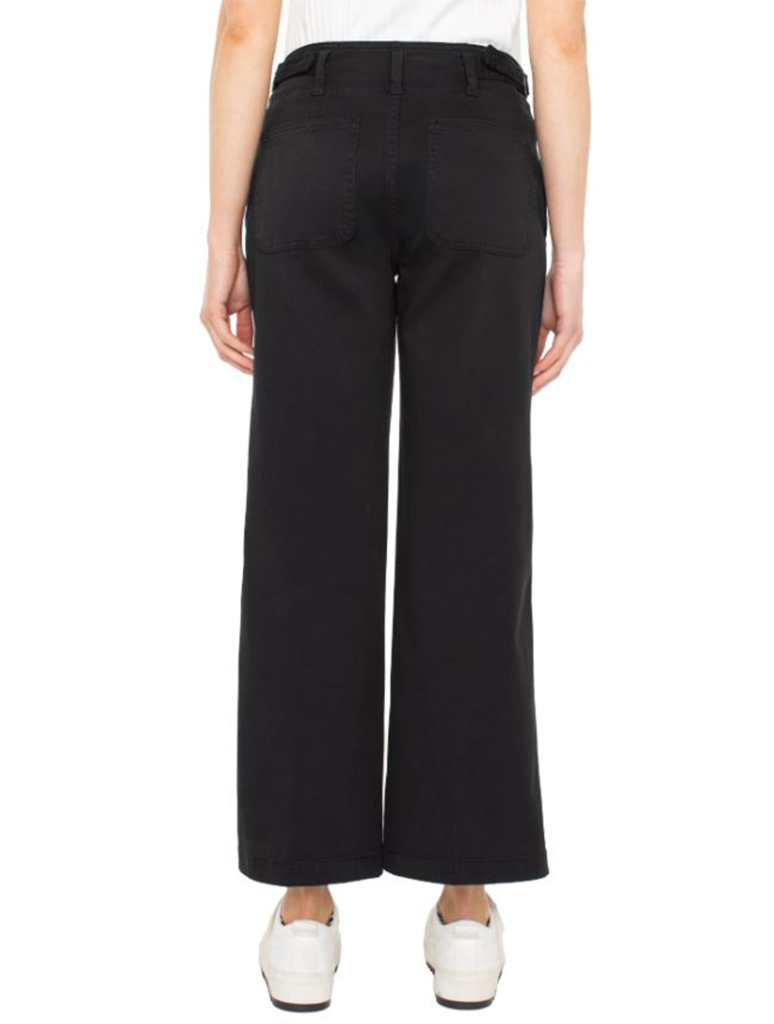 Liverpool High Rise Cinch Waist Wide Leg Pants