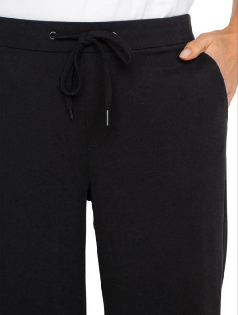 Liverpool Pull-On Wide Leg Crop Trouser