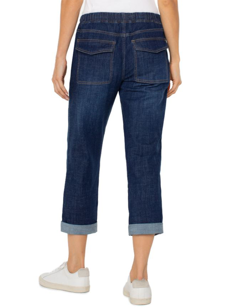 Liverpool Rascal Pant with Back Pocket Flaps