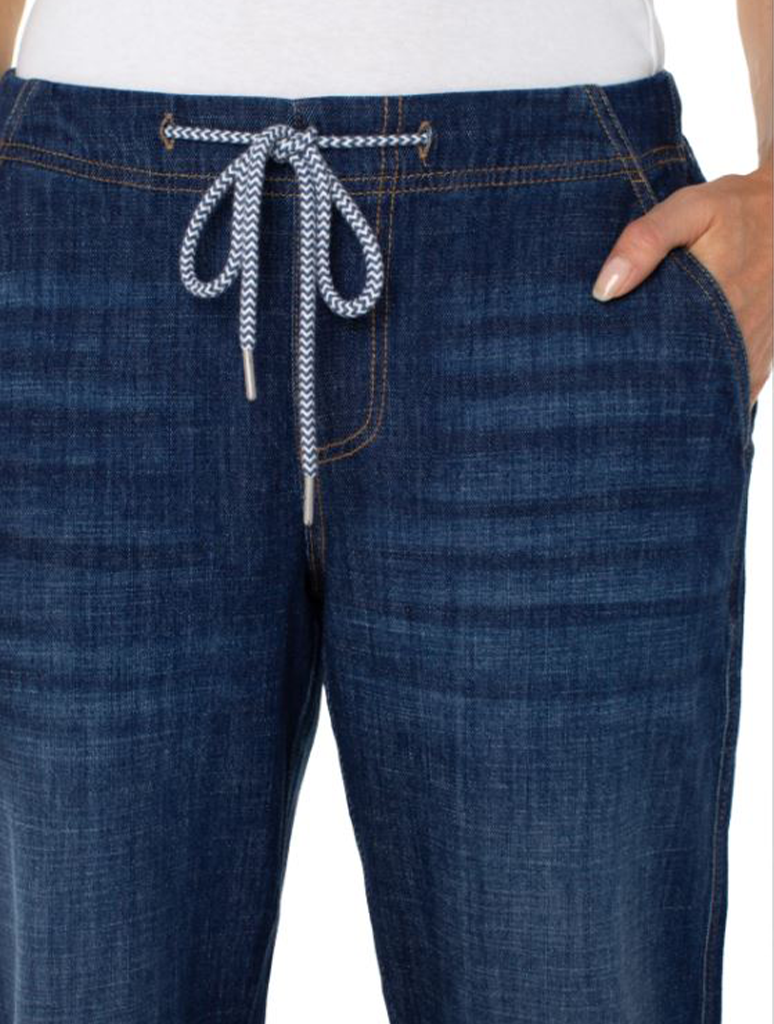 Liverpool Rascal Pant with Back Pocket Flaps