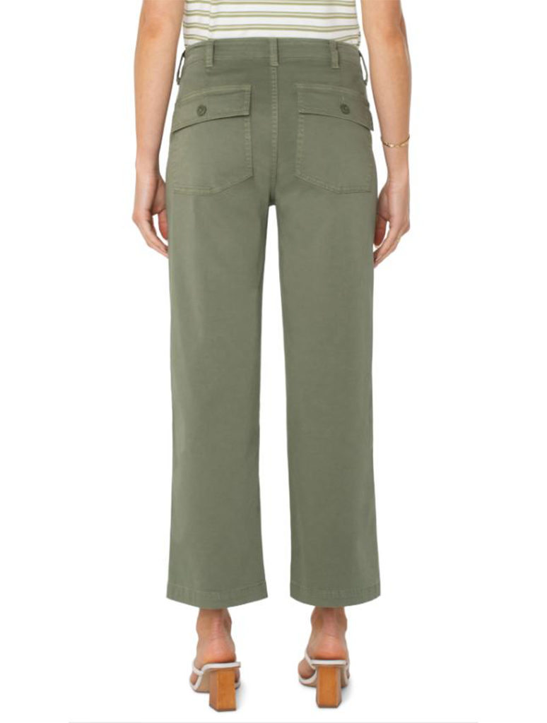 Liverpool Cargo Crop Wide Leg Pant