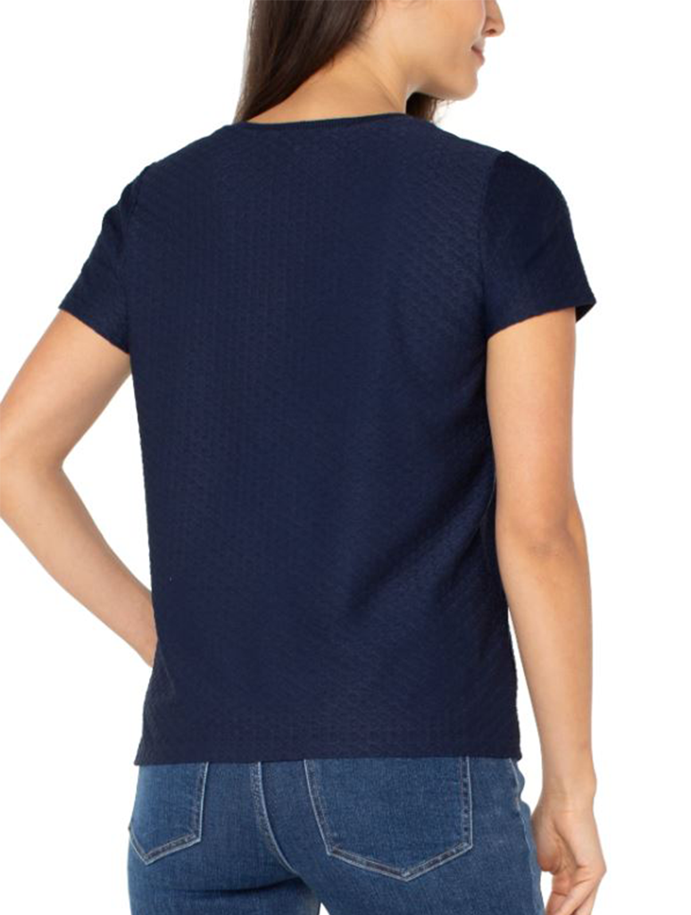 Liverpool Ribbed Trim Short Sleeve Crewneck Tee