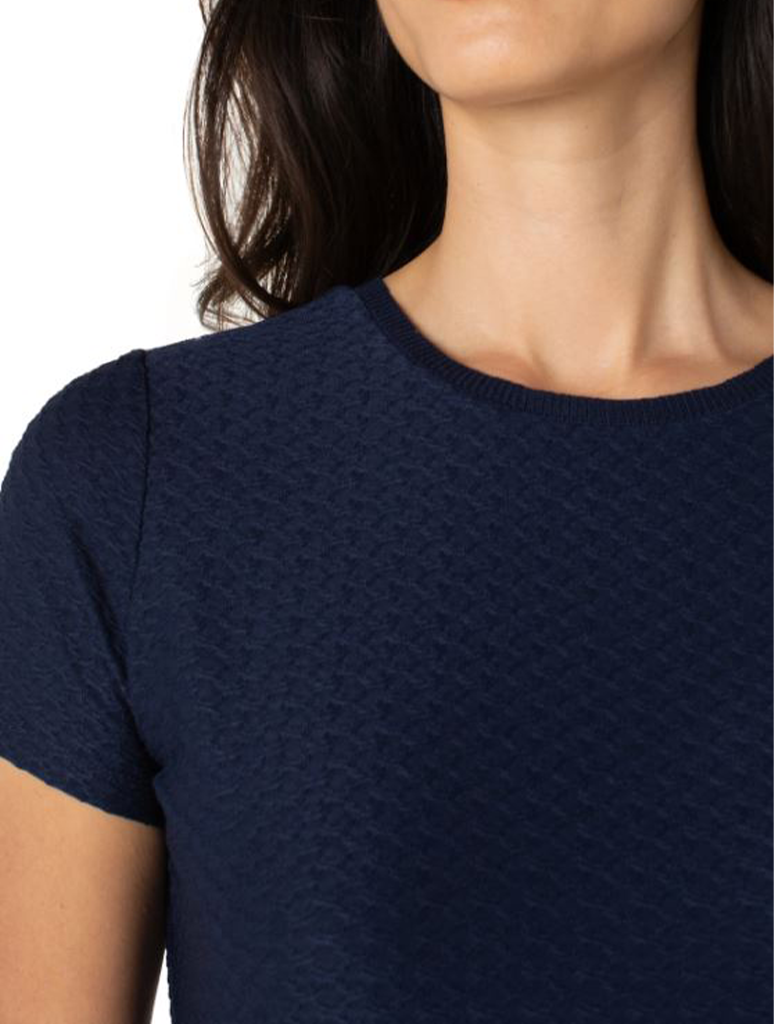 Liverpool Ribbed Trim Short Sleeve Crewneck Tee